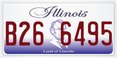 IL license plate B266495