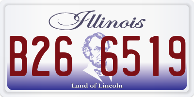 IL license plate B266519