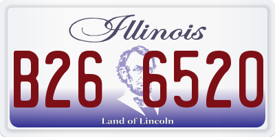 IL license plate B266520