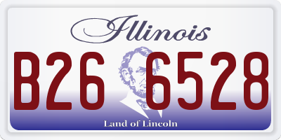 IL license plate B266528
