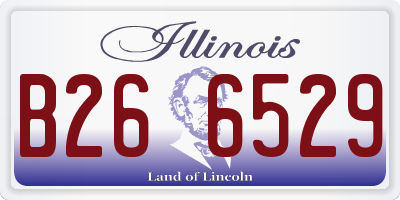 IL license plate B266529