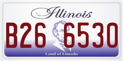 IL license plate B266530