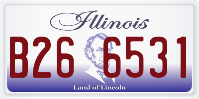 IL license plate B266531