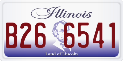 IL license plate B266541