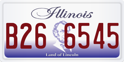 IL license plate B266545