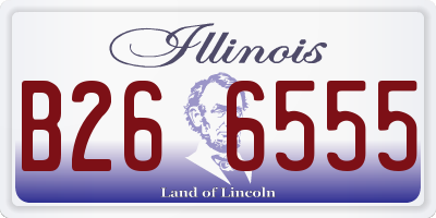 IL license plate B266555