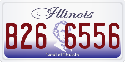 IL license plate B266556