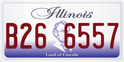 IL license plate B266557