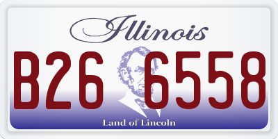 IL license plate B266558