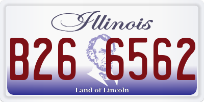 IL license plate B266562