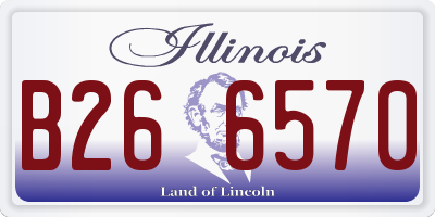 IL license plate B266570