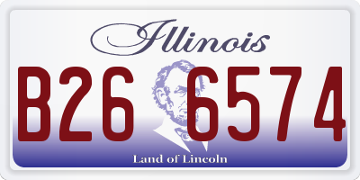 IL license plate B266574
