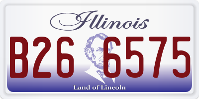 IL license plate B266575