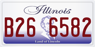 IL license plate B266582