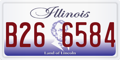 IL license plate B266584