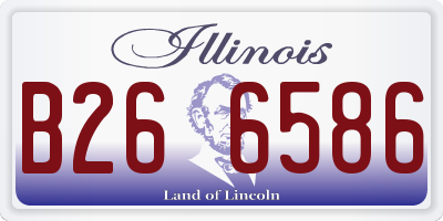 IL license plate B266586