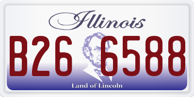 IL license plate B266588