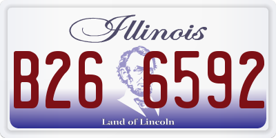 IL license plate B266592