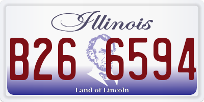 IL license plate B266594