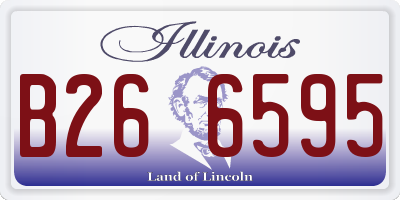 IL license plate B266595