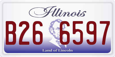 IL license plate B266597