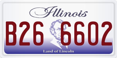 IL license plate B266602