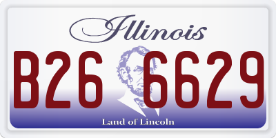 IL license plate B266629