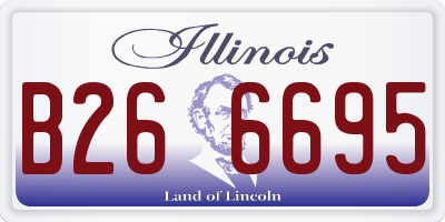 IL license plate B266695