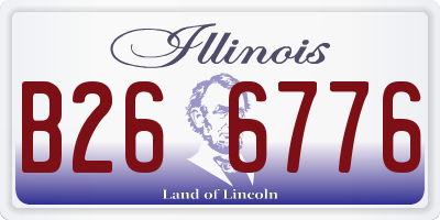 IL license plate B266776
