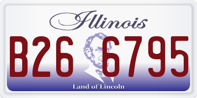 IL license plate B266795