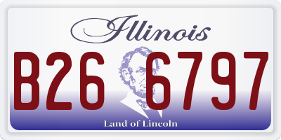 IL license plate B266797