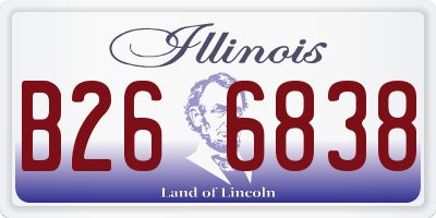 IL license plate B266838