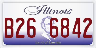 IL license plate B266842