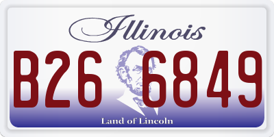 IL license plate B266849
