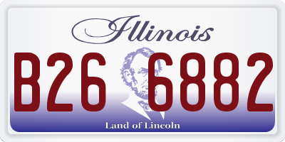 IL license plate B266882