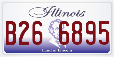 IL license plate B266895