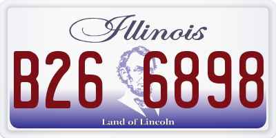 IL license plate B266898