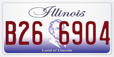 IL license plate B266904
