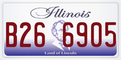 IL license plate B266905