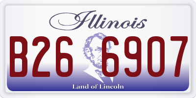 IL license plate B266907