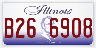IL license plate B266908