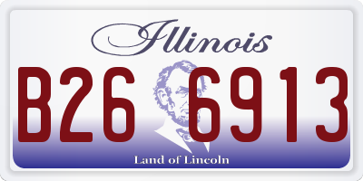 IL license plate B266913