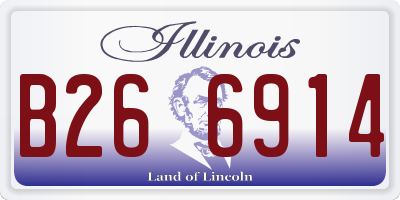 IL license plate B266914