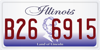 IL license plate B266915