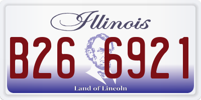 IL license plate B266921