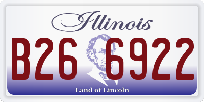IL license plate B266922