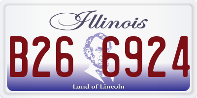 IL license plate B266924