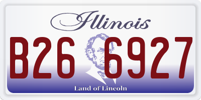IL license plate B266927