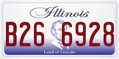 IL license plate B266928