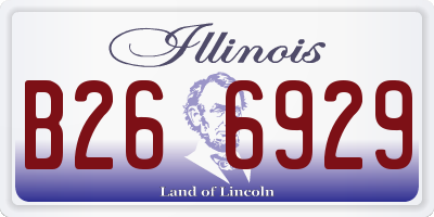 IL license plate B266929